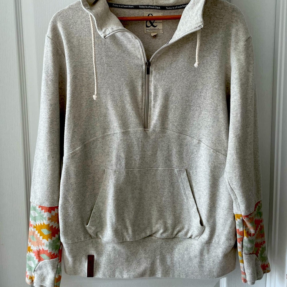 Ampersand Ave Zion Halfzip hoodie